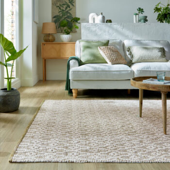 Flair Rugs, Ručne tkaný kusový koberec Nur Wool Dream Green, 160x230, zelená, obývacia izba