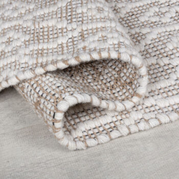 Flair Rugs, Ručne tkaný kusový koberec Nur Wool Dream Natural, 160x230, béžová, obývacia izba
