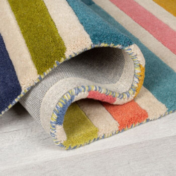 Flair Rugs, Ručne všívaný behúň Illusion Piano Pink/Multi, 60x230, viacfarebná, chodba / predsieň