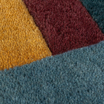 Flair Rugs, Ručne všívaný kusový koberec Abstract Shuffle Shaped Multi, 120x180, viacfarebná, chodba / predsieň