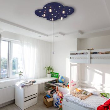 Fluoreskujúca stropná lampa OBLAK XXL 5 svetiel