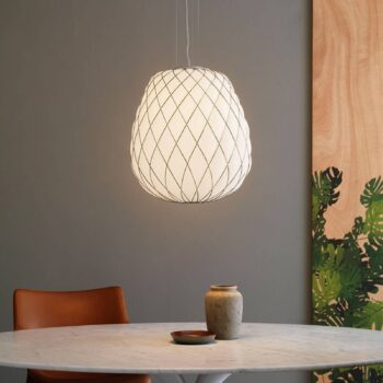 Fontana Arte Pinecone závesná lampa mliečne sklo