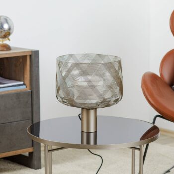 Forestier Antenna M stolná lampa 29 cm metal sivá