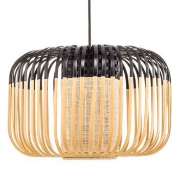 Forestier Bamboo Light S závesná lampa 35cm čierna