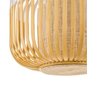 Forestier Bamboo Light XS závesná lampa 27cm biela