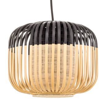 Forestier Bamboo Light XS závesná lampa 27cm čiern