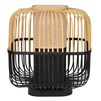 Forestier Bamboo Square M stolná lampa v čiernej