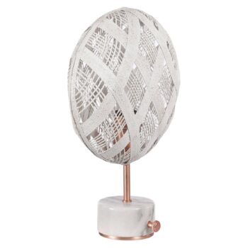 Forestier Chanpen S Diamant stôl meď/biela