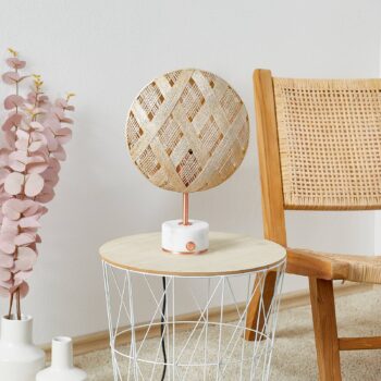 Forestier Chanpen S Diamant stôl meď/prírodná