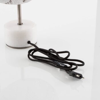 Forestier Chanpen S Diamant stôl striebro/biela