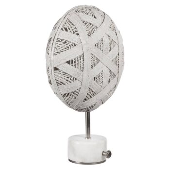 Forestier Chanpen S Hexagonal stôl striebro/biela