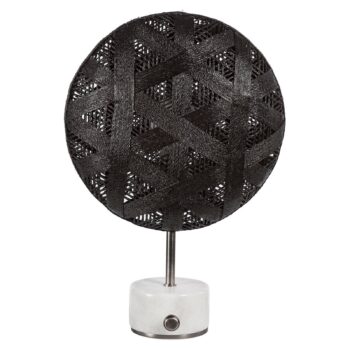 Forestier Chanpen S Hexagonal stôl striebro/čierna