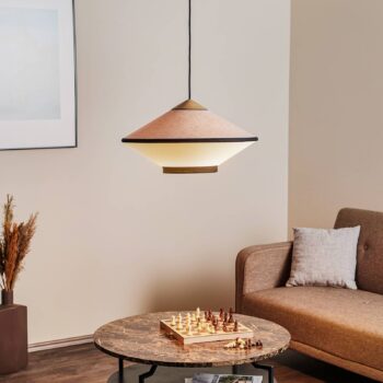 Forestier Cymbal S závesná lampa 50 cm prírodná