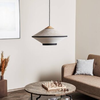 Forestier Cymbal S závesná lampa 50 cm prírodná
