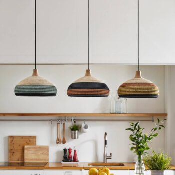 Forestier Grass závesná lampa S, modrá