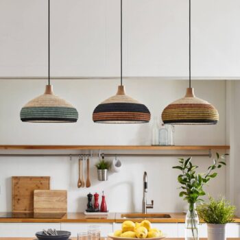 Forestier Grass závesná lampa S, modrá