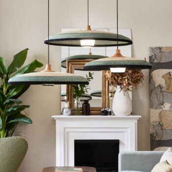 Forestier Grass závesná lampa XL, modrá