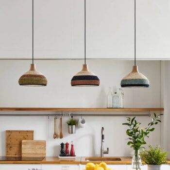 Forestier Grass závesná lampa XS, hnedá