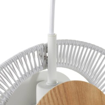 Forestier Oyster dizajnérska závesná lampa, biela