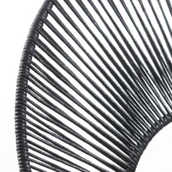 Forestier Oyster nástenné svietidlo čierne