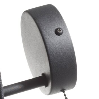 Forestier Oyster nástenné svietidlo čierne