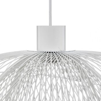 Forestier Papillon S závesná lampa, 56 cm, biela