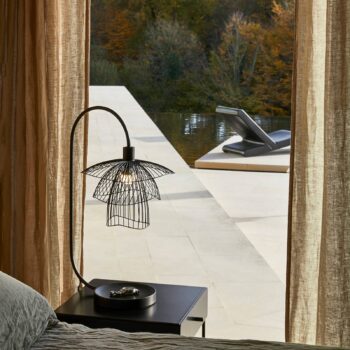 Forestier Papillon XS stolná lampa čierna