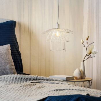 Forestier Papillon XS závesná lampa 30 cm biela