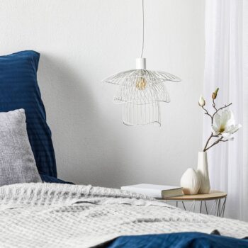 Forestier Papillon XS závesná lampa 30 cm biela