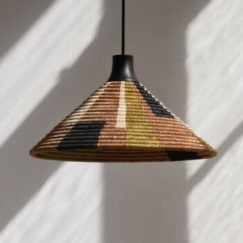 Forestier Parrot závesná lampa S, hnedá