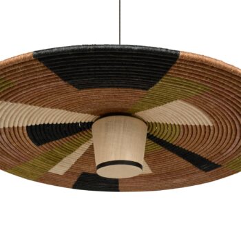 Forestier Parrot závesná lampa XL, hnedá