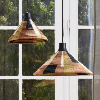 Forestier Parrot závesná lampa XS, hnedá
