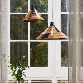 Forestier Parrot závesná lampa XS, hnedá