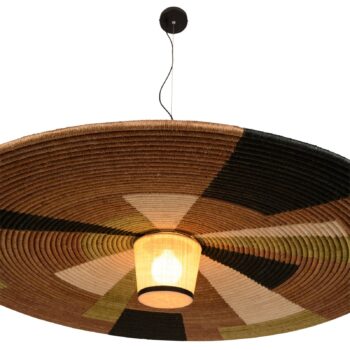 Forestier Parrot závesná lampa XXL, hnedá