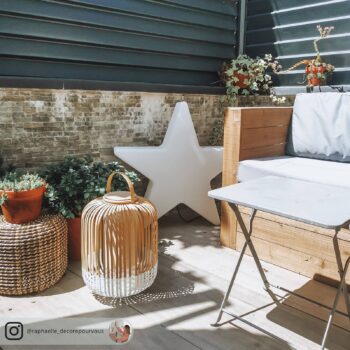 Forestier Take A Way M deko lampa, IP66, biela