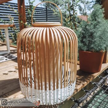 Forestier Take A Way M deko lampa, IP66, biela