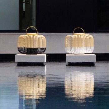 Forestier Take A Way S deko lampa, IP66, biela