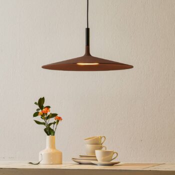 Foscarini Aplomb Large LED závesné svietidlo, hnedé