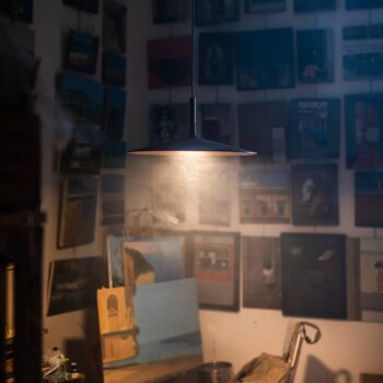 Foscarini Aplomb Large LED závesné svietidlo, hnedé