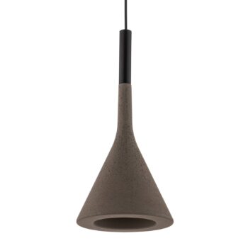 Foscarini Aplomb závesné svietidlo z betónu, sivé
