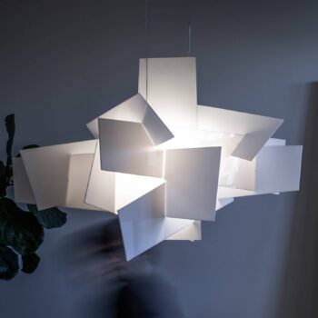 Foscarini Big Bang LED svietidlo, biela, Ø 130 cm