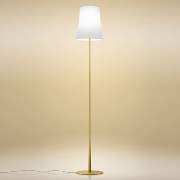 Foscarini Birdie Easy stojaca lampa piesková žltá