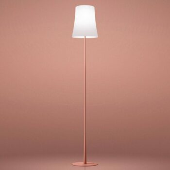 Foscarini Birdie Easy stojaca lampa tehlovočervená