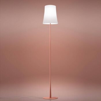 Foscarini Birdie Easy stojaca lampa tehlovočervená