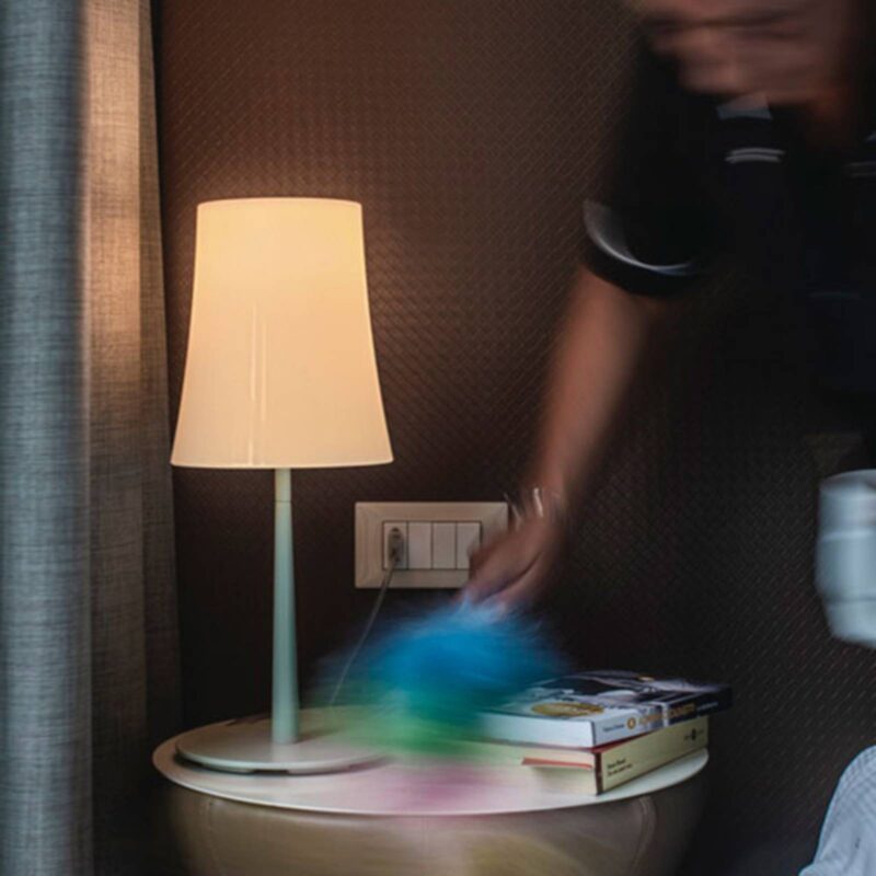 Foscarini Birdie Easy stolová lampa zelená Foscarini Birdie Easy stolová lampa zelená