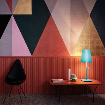 Foscarini Birdie LED grande stolová, akvamarín