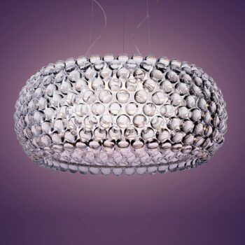 Foscarini Caboche Plus Grande závesná priehľadná