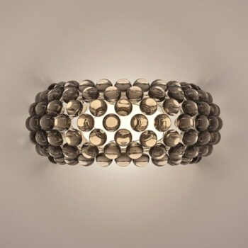 Foscarini Caboche Plus media R7s nástenné svietidlo sivé