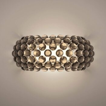 Foscarini Caboche Plus media R7s nástenné svietidlo sivé