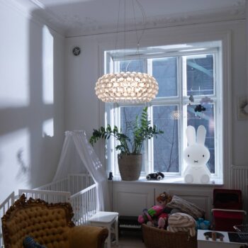 Foscarini Caboche Plus media závesné svietidlo R7s, číre